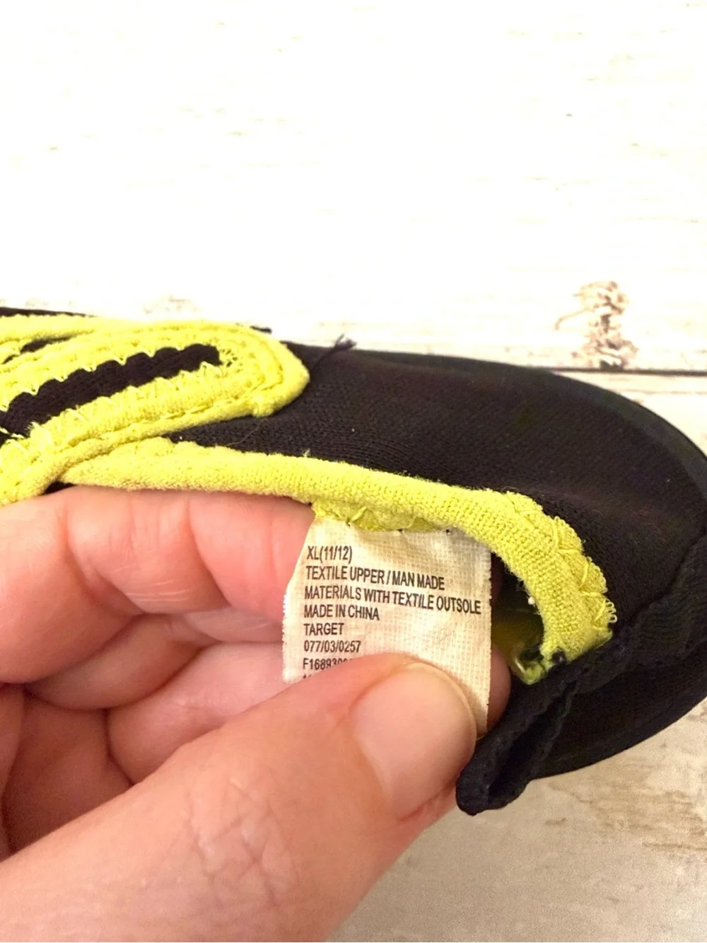 Kids Size 11/12 Rubber Sole Water Shoe Water Socks Boating Sports Etc Size 11 12